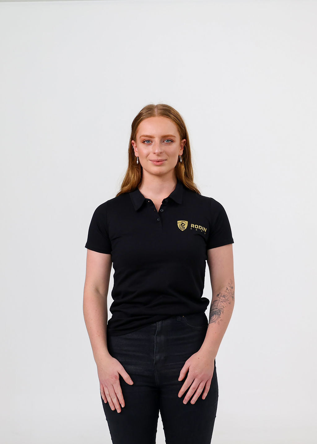 WOMENS AMY POLO BLACK